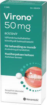 Virono, buckaltablett, häftande 50 mg, 1 st product image