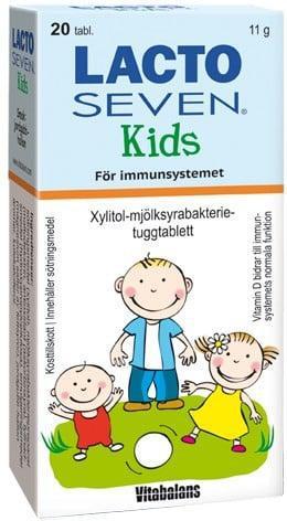 Vitabalans Lacto Seven Kids Tablett, 20 st product image