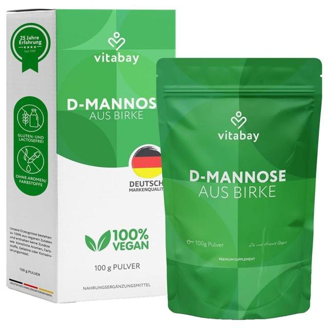 vitabay MED D-Mannose Pulver aus Birke 100 g Pulver product image