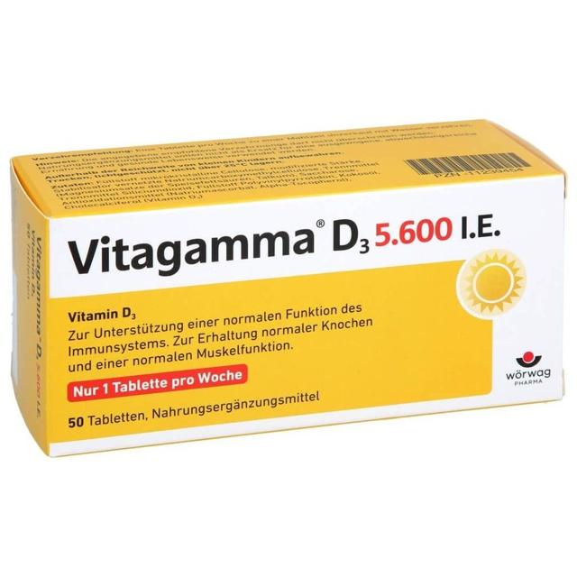 VITAGAMMA D3 5.600 I.E. Vitamin D3 NEM Tabletten product image