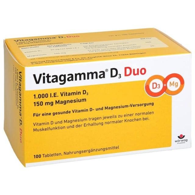 VITAGAMMA D3 Duo 1.000 I.E Vit.D3 150mg Magnes.NEM product image