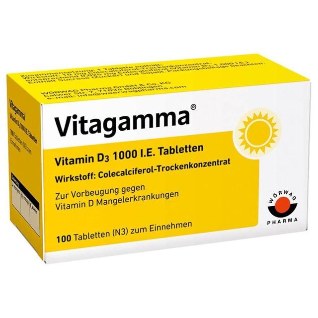VITAGAMMA Vitamin D3 1.000 I.E. Tabletten product image