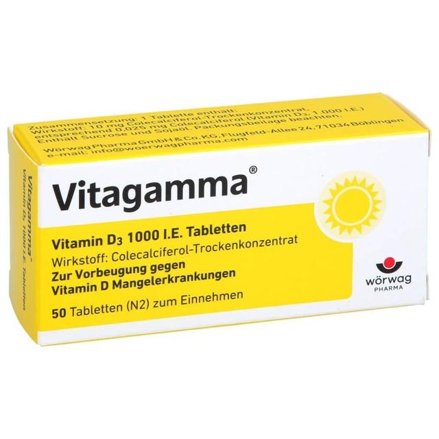VITAGAMMA Vitamin D3 1.000 I.E. Tabletten product image