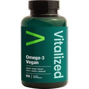 Vitalized Omega-3 vegan 900 mg Weichkapseln, 60 St Weichkapseln product image