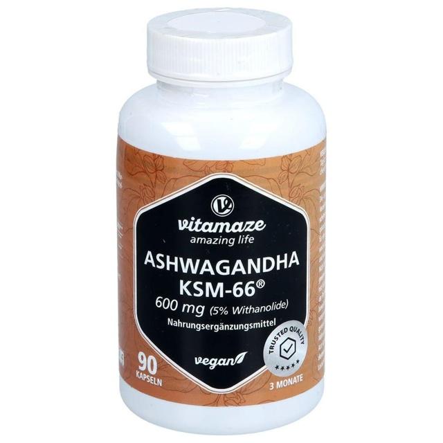 ASHWAGANDHA KSM-66 600mg Extrakt hochdos.veg.Kaps. product image