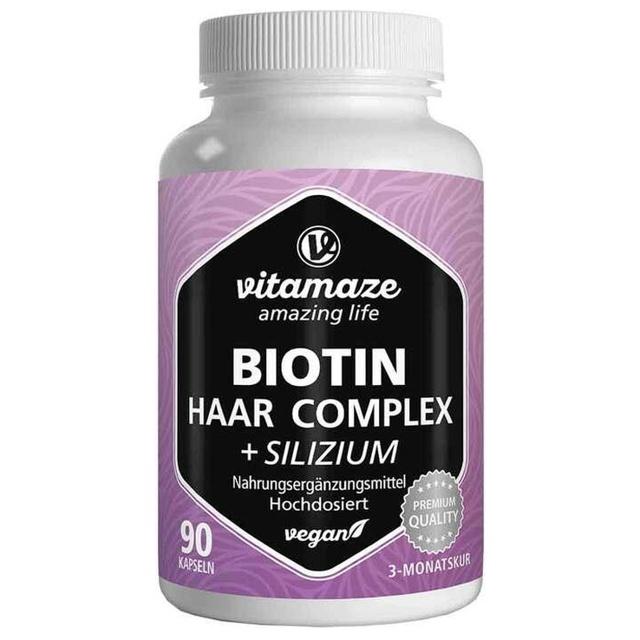 vitamaze BIOTIN HAAR COMPLEX + SILIZIUM 90 St Kapseln product image