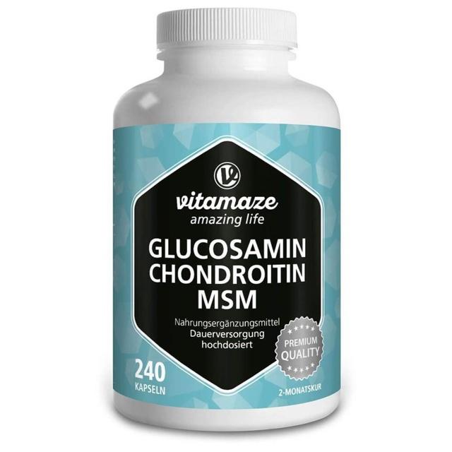 GLUCOSAMIN CHONDROITIN MSM Vitamin C Kapseln product image