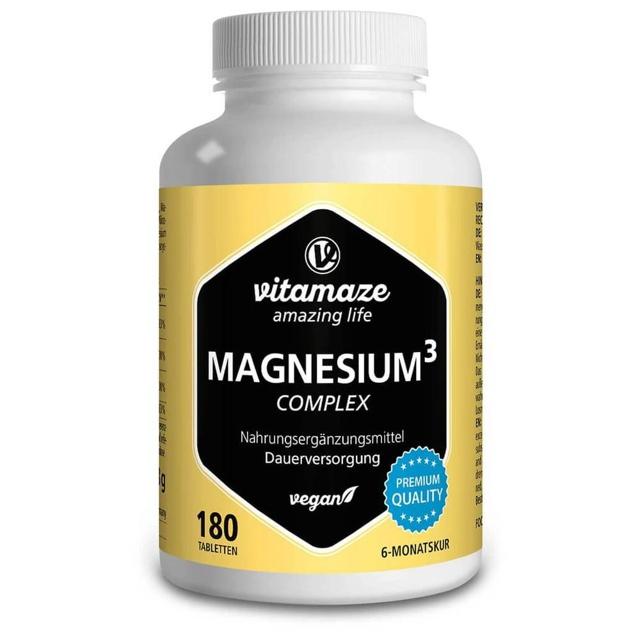 MAGNESIUM 350 mg Komplex Citrat/Oxid/Carbon.vegan product image