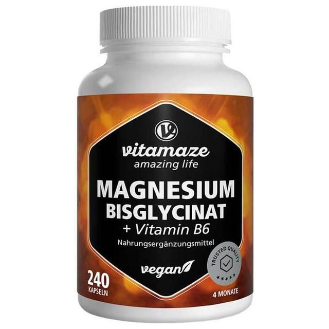 vitamaze MAGNESIUM BISGLYCINAT + Vitamin B6 240 St Kapseln product image