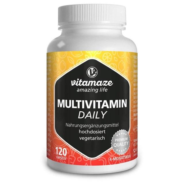MULTIVITAMIN DAILY ohne Jod vegetarisch Kapseln product image