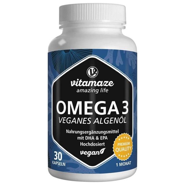 OMEGA-3 VEGAN Algenöl hochdosiert Kapseln product image