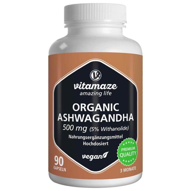 ASHWAGANDHA EXTRAKT 500 mg Kapseln vegan product image