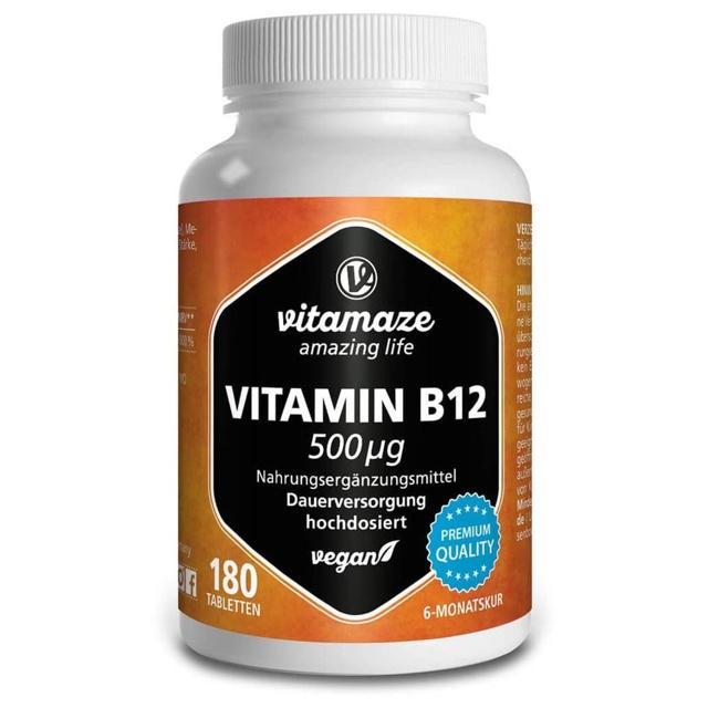 vitamaze VITAMIN B12 500 UG vegan 180 St Tabletten product image