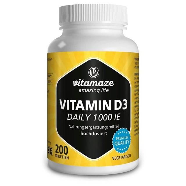 VITAMIN D3 1000 I.E. daily vegetarisch Tabletten product image