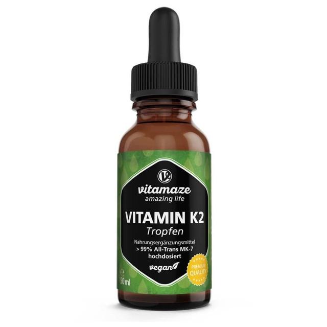 VITAMIN K2 MK7 Tropfen hochdosiert vegan product image