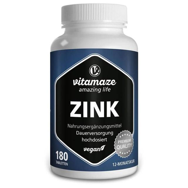 ZINK 25 mg hochdosiert vegan Tabletten product image