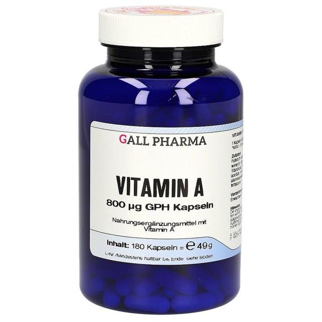 Vitamin A 800 µg GPH Kaps, 180 St Kapseln product image