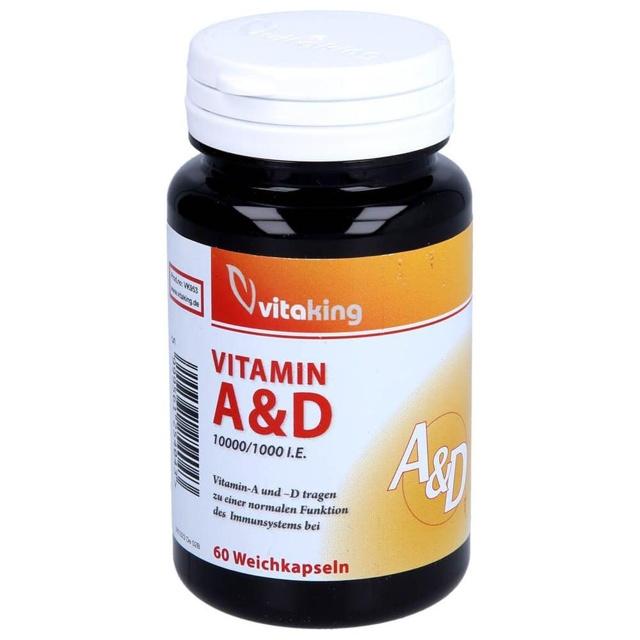 Vitamin A & D 10.000 / 1000 I.E. Kapseln, 60 St Kapseln product image