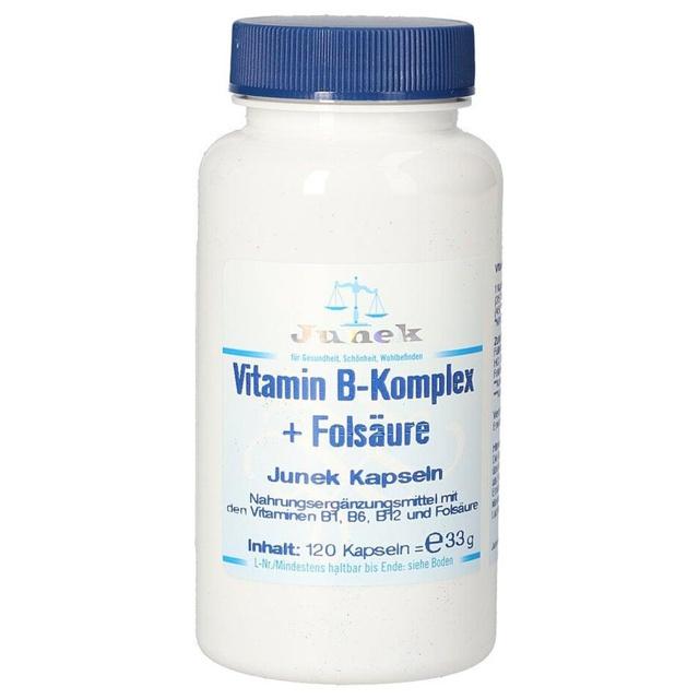 Vitamin B Komplex+folsäure Junek Kapseln product image
