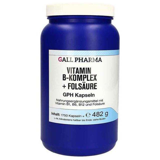 Vitamin B Komplex + Folsäure GPH Kapseln, 1750 St Kapseln product image