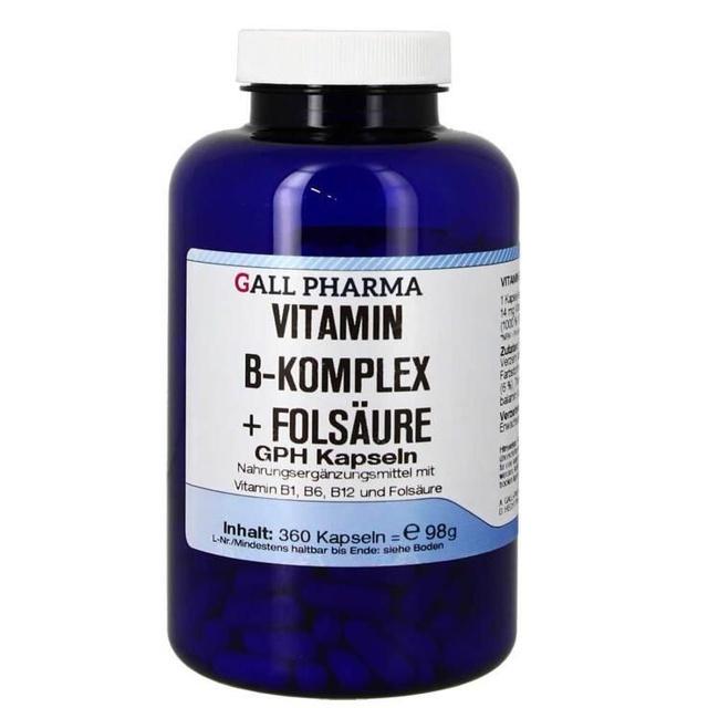 VITAMIN B KOMPLEX+Folsäure GPH Kapseln product image