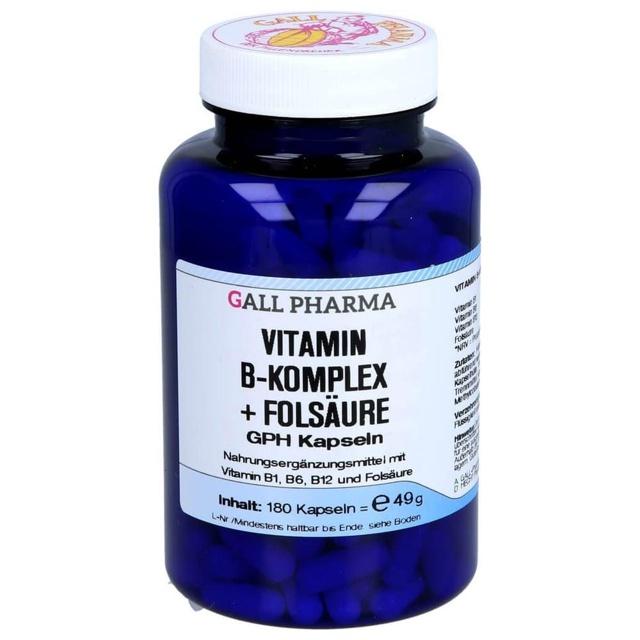 VITAMIN B KOMPLEX+Folsäure GPH Kapseln product image