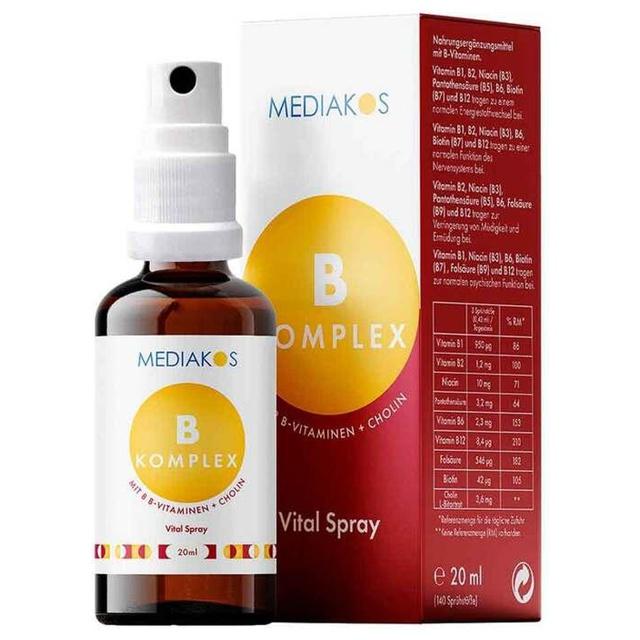 VITAMIN B KOMPLEX Mediakos Vital Spray vegan product image