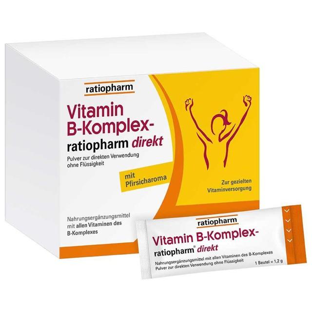 Vitamin B-Komplex ratiopharm direkt, 40 St Pulver product image