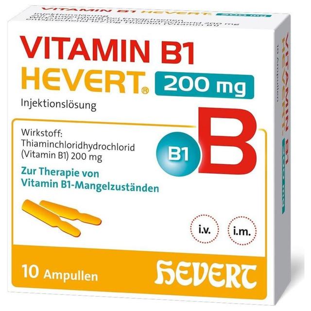 VITAMIN B1 HEVERT 200 mg Injektionslösung Amp. product image