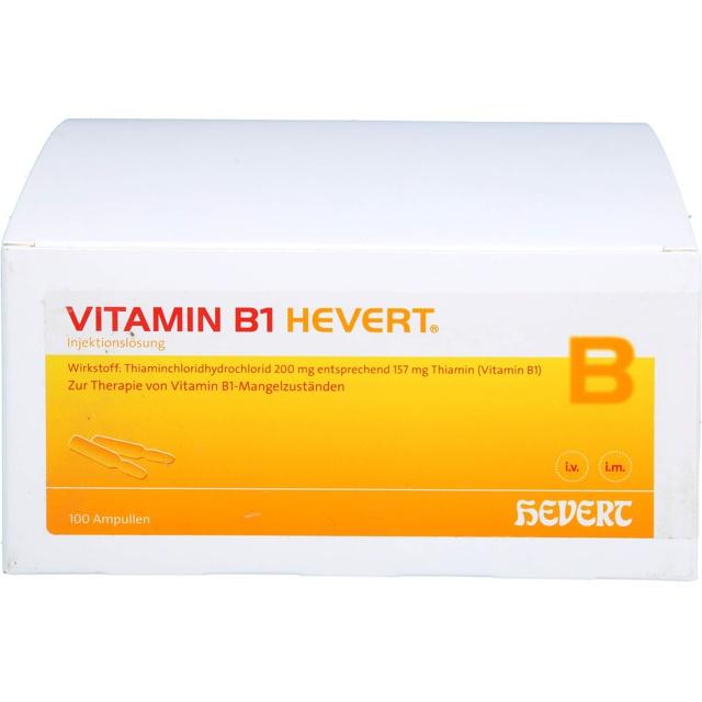 Vitamin B1 Hevert Ampullen, 100X2 ml Ampullen product image