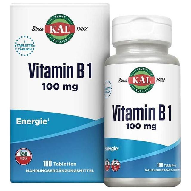 VITAMIN B1 THIAMIN 100 mg KAL Tabletten product image