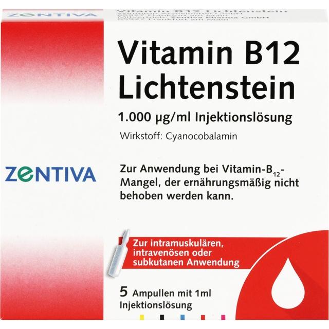 VITAMIN B12 1.000 µg Lichtenstein Ampullen product image