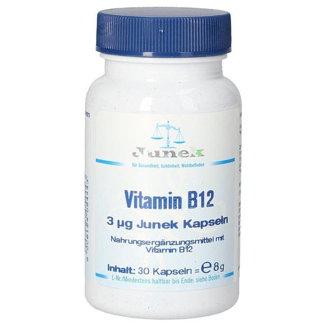 Vitamin B12 3 uG Junek Kapseln 30 Stück product image