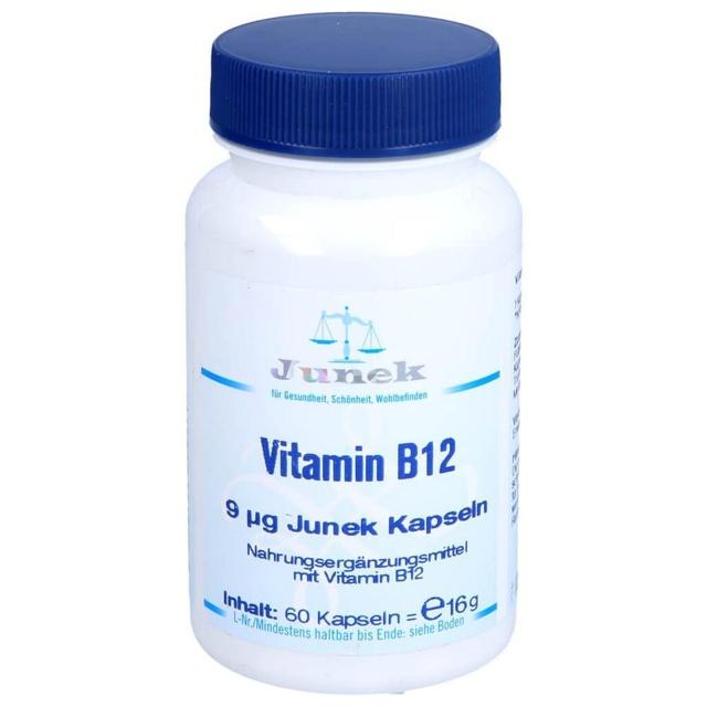 Vitamin B12 9,0 µg Junek Kapseln, 60 St Kapseln product image