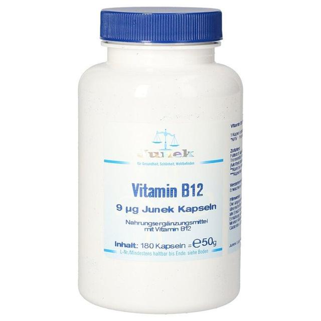 Vitamin B12 9 µg Junek Kapseln, 180 St Kapseln product image