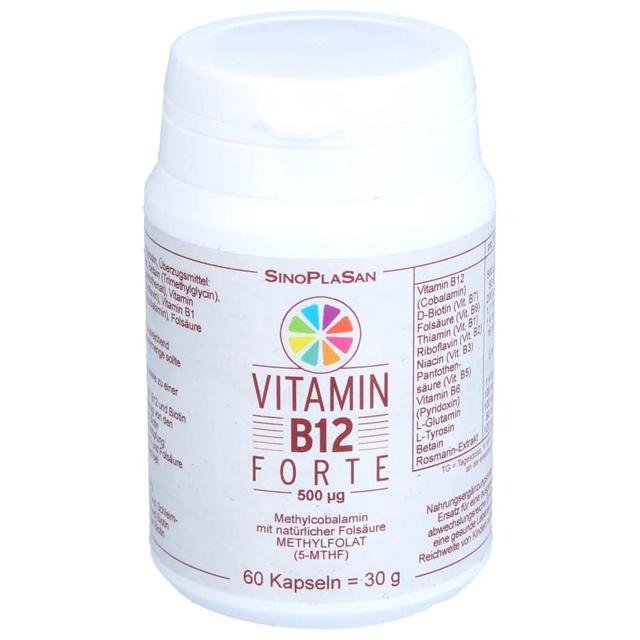 VITAMIN B12 FORTE 500 μg Methylcobalamin Kapseln product image