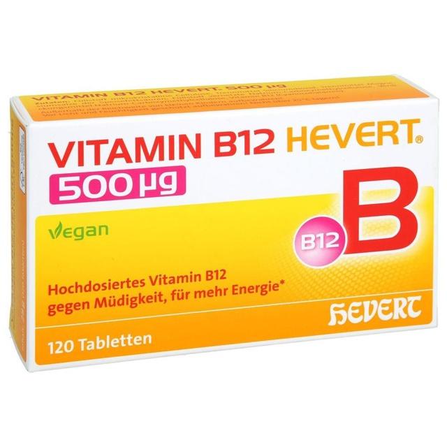 VITAMIN B12 HEVERT 500 μg Tabletten product image