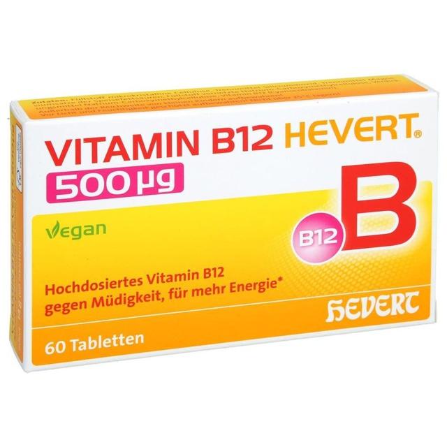VITAMIN B12 HEVERT 500 μg Tabletten product image