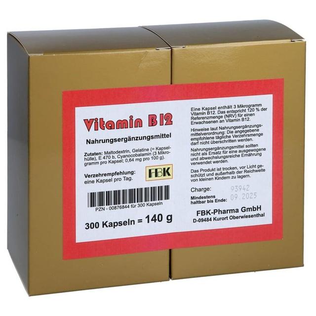 Vitamin B12 Kapseln 300 Stück product image