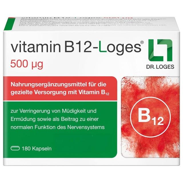 vitamin B12-Loges 500 µg 180 St Kapseln product image