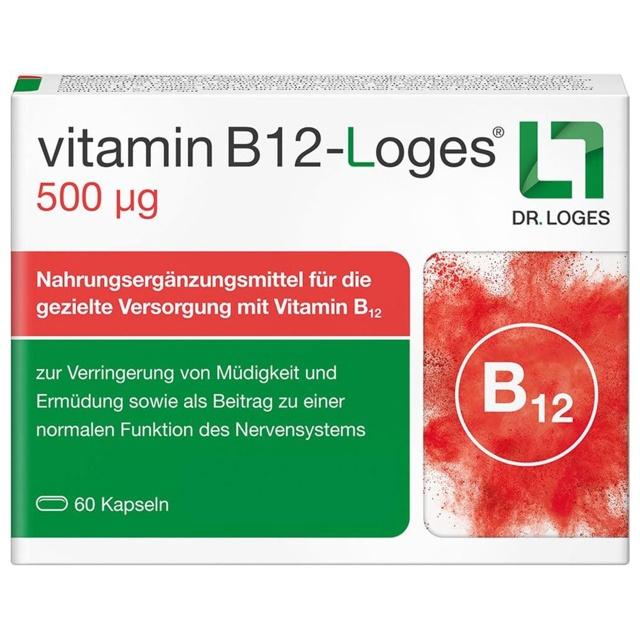 vitamin B12-Loges 500 µg 60 St Kapseln product image