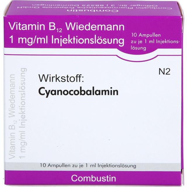 VITAMIN B12 WIEDEMANN 1 mg/ml Injektionslsg.Amp. product image