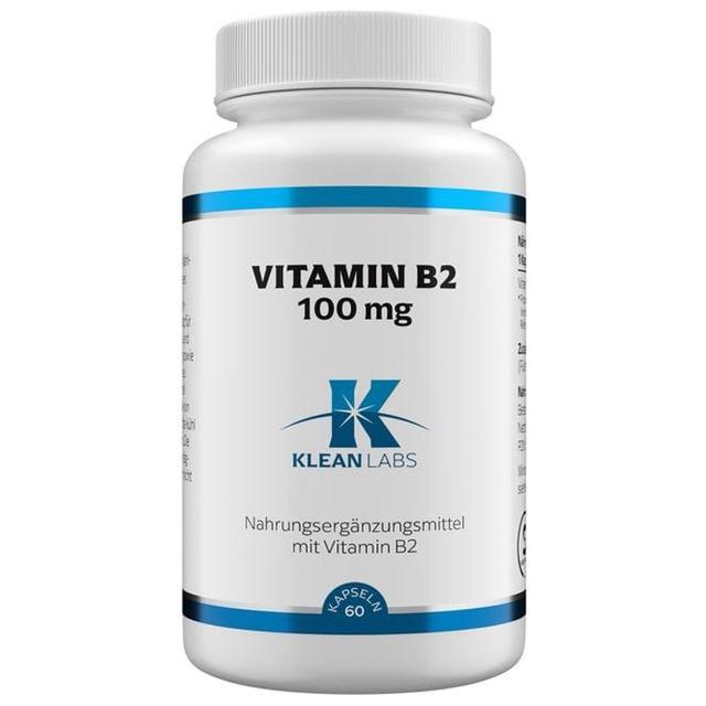VITAMIN B2 100 mg KLEAN LABS Kapseln product image