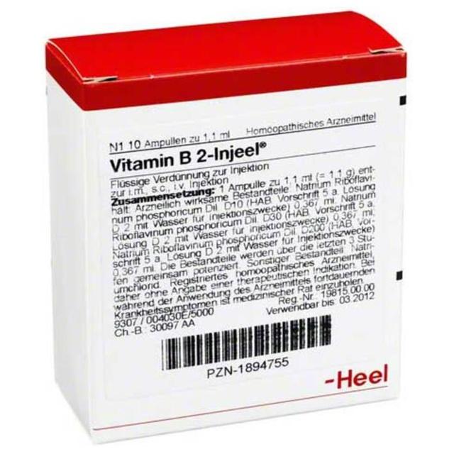 VITAMIN B2 INJEEL Ampullen product image