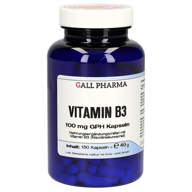 Vitamin B3 100 mg GPH Kapseln, 180 St Kapseln product image