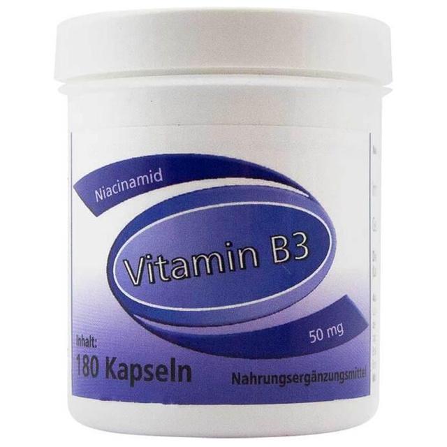 Vitamin B3 Niacinamid 50 mg Gerimed Kapseln, 180 St Kapseln product image