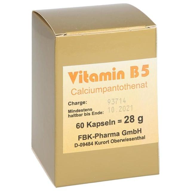 Vitamin B5 Kapseln product image