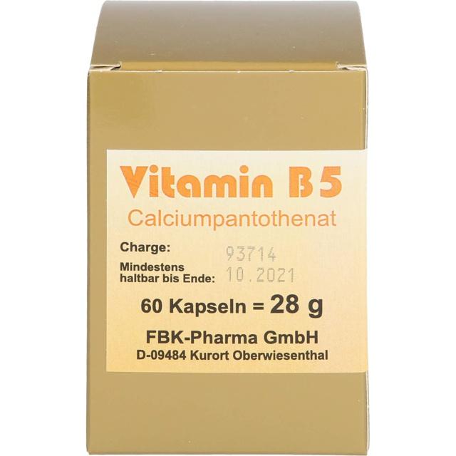 Vitamin B5 Kapseln product image