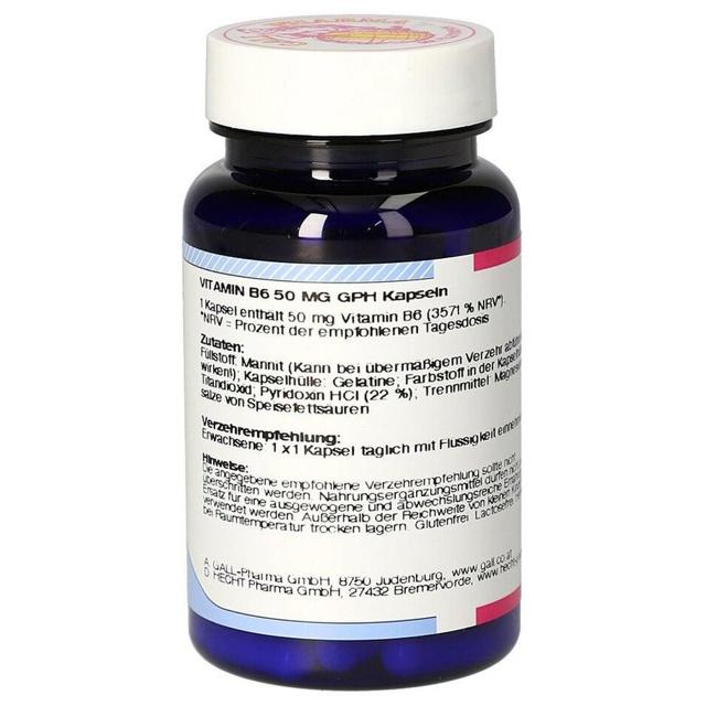 Vitamin B6 50 mg GPH Kapseln, 60 St Kapseln product image