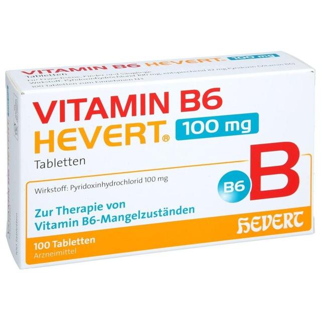 VITAMIN B6 HEVERT 100 mg Tabletten product image
